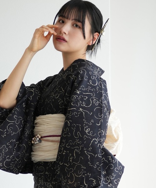 utatane 浴衣 選べる浴衣3点セット ニコアンティークオリジナル 国内