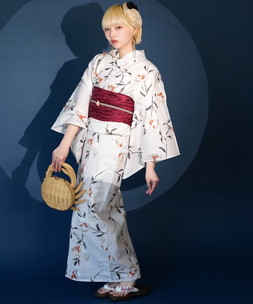 utatane 選べる浴衣3点セット ニコアンティークオリジナル 国内染色　新品 utatane 浴衣 選べる浴衣3点セット ニコアンティークオリジナル 国内