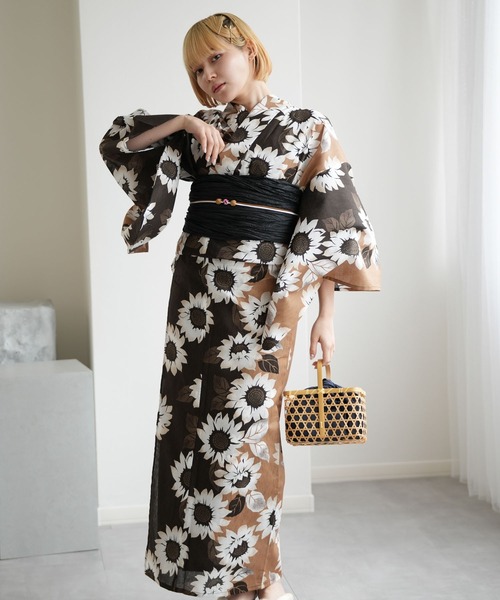 utatane 浴衣 選べる浴衣3点セット ニコアンティークオリジナル 国内