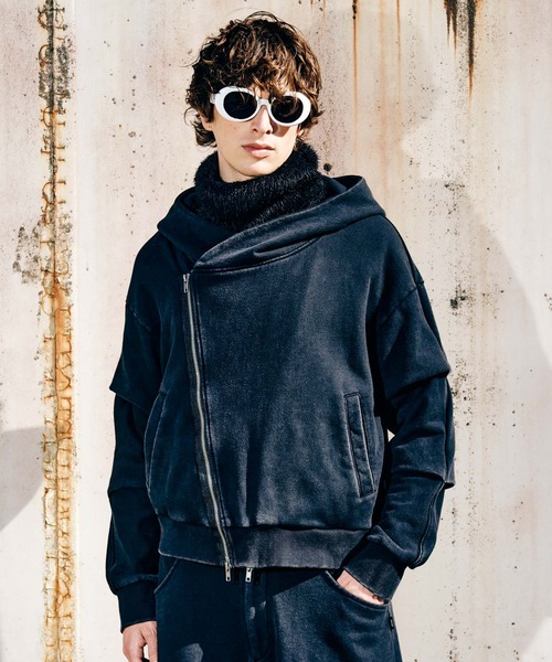 glamb（グラム） パーカー Distorted Riders Hoodie / ディストー