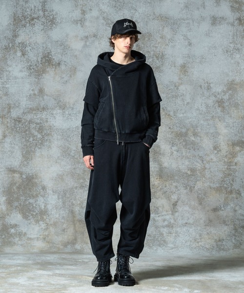 glamb（グラム） パーカー Distorted Riders Hoodie / ディストー
