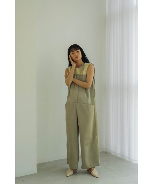 knuth marf サテンオールインワン Knuth Marf（クヌースマーフ） オールインワン ennui sheer satin all