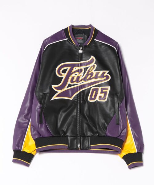 fubu レザージャケット　タグ付き FUBU（フブ） ブルゾン アウター Faux Leather Game Jacket/フブ