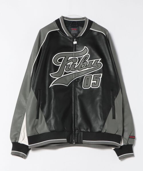 FUBU（フブ） ブルゾン アウター Faux Leather Game Jacket/フブ