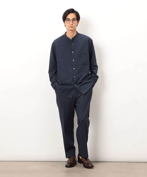 COMME CA ISM（コムサイズム） スラックス ウールライク リラックス