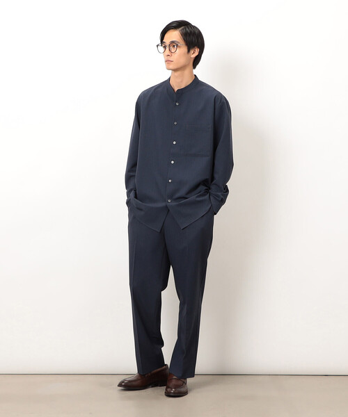 COMME CA ISM（コムサイズム） スラックス ウールライク リラックス