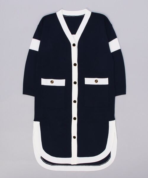 GRACE CONTINENTAL（グレースコンチネンタル） コート 36 ネイビー