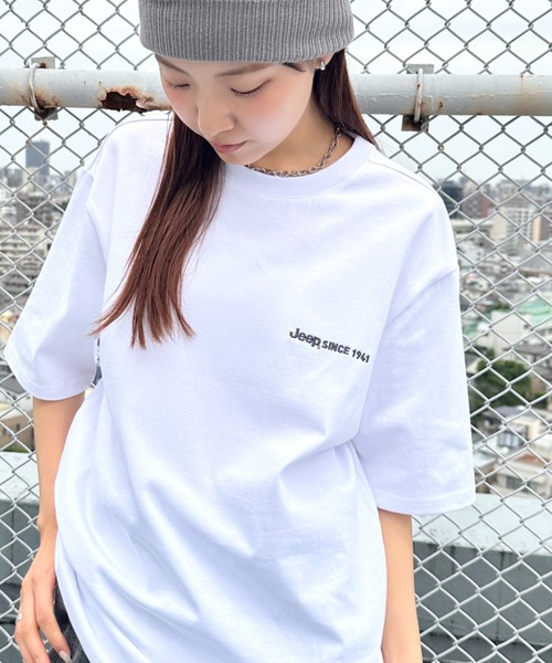 tシャツ 「日本未発売/WEB限定」JEEP(ジープ)/2枚組セット 2P ワンポイント ロゴ刺繍 半袖 Tシャツ/2PACK Single air