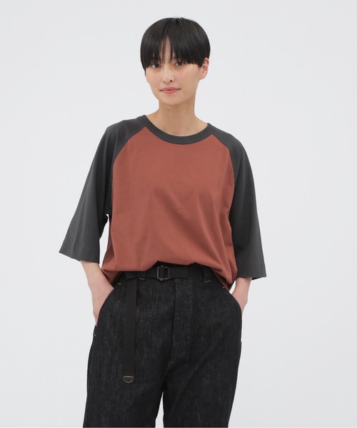 「MHL.」 半袖カットソー 2 レッド系その他5 レディース