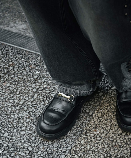 Subciety（サブサエティ） ジーンズ Studs denim pants メンズ