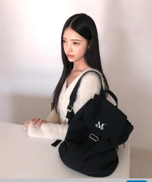 MUCENT リュック　黒 MUCENT デイバック リュック 「日本未発売/WEB限定」MUCENT
