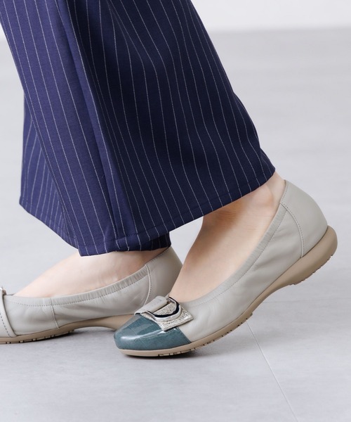 パンプス 「卑弥呼」メタルベルトスニーカーパンプス/653301の画像