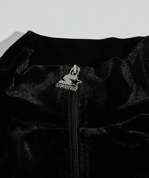 「STARTER BLACK LABEL」 ジップアップブルゾン M ブラウン メンズ_画像3