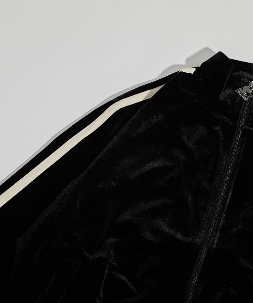 「STARTER BLACK LABEL」 ジップアップブルゾン M ブラウン メンズ_画像6