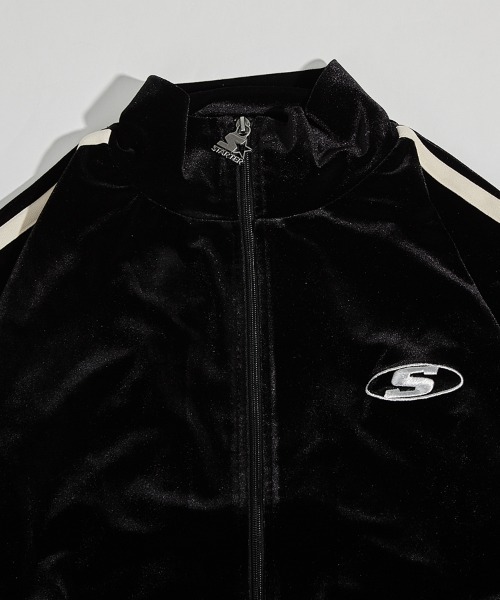 「STARTER BLACK LABEL」 ジップアップブルゾン M ブラウン メンズ_画像7