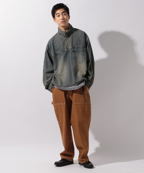 niko and… 「niko and JEANS 2025AW」デニムハーフジッププル