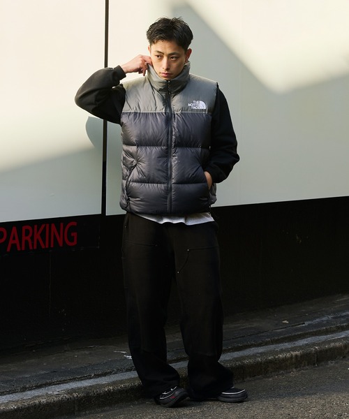 THE NORTH FACE ダウンベスト ブラック・グレー THE NORTH FACE（ザ ノースフェイス） ダウンベスト ベスト THE NORTH