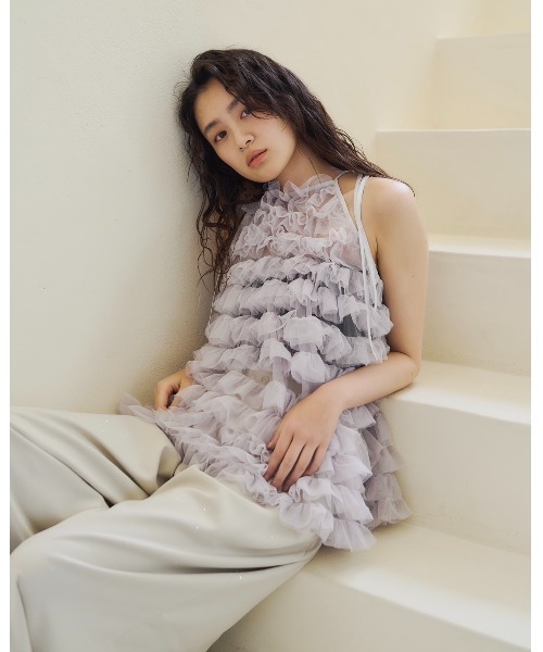 tシャツ tulle mousse tops レディース