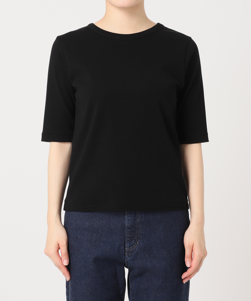 IENA tシャツ 「追加2」コットンフライスハーフスリーブプル