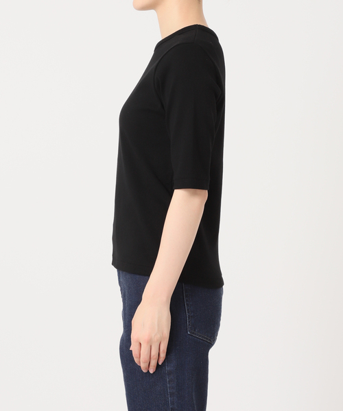 IENA tシャツ 「追加2」コットンフライスハーフスリーブプル