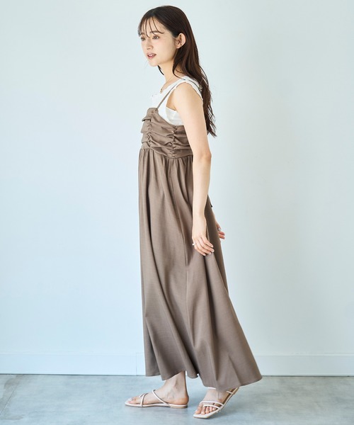 mil（ミル） ワンピース フロントギャザー キャミワンピース 「587146