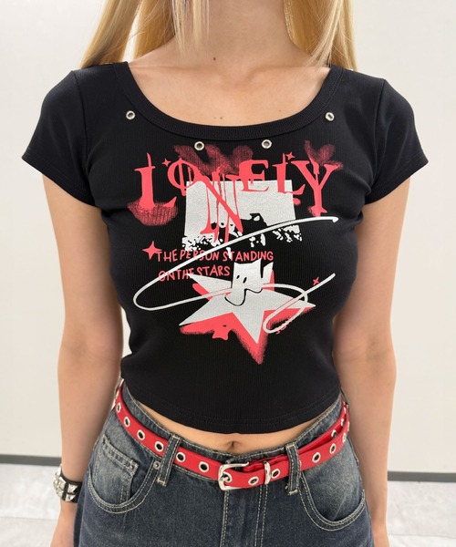 ぴよたページ tシャツ 半袖 LONLEYSTARピチT レディース : ZOZOTOWN Yahoo!店