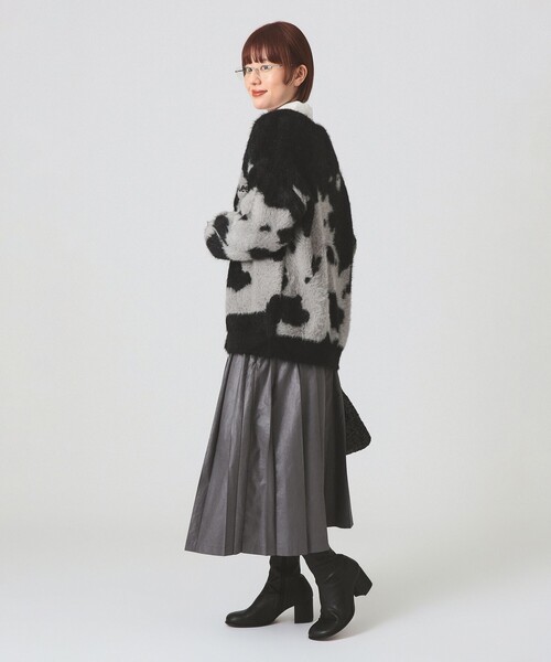 Ray BEAMS（レイ ビームス） スカート レザーライクプリーツ スカート