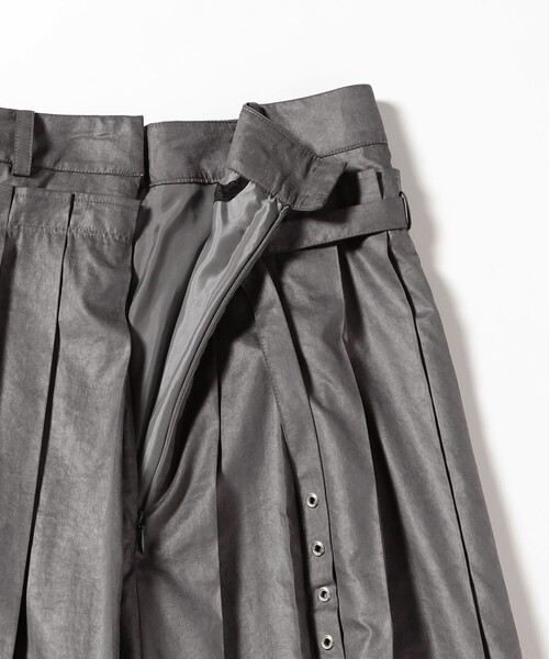 Ray BEAMS（レイ ビームス） スカート レザーライクプリーツ スカート