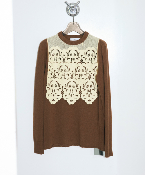 ニット セーター TOGA PULLA Lace knit pullover TP252-XN203：ニット レディース