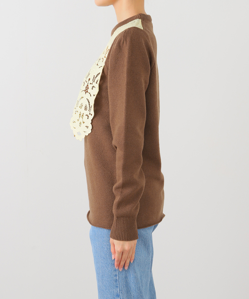 CITYSHOP ニット セーター TOGA PULLA Lace knit pullover TP252