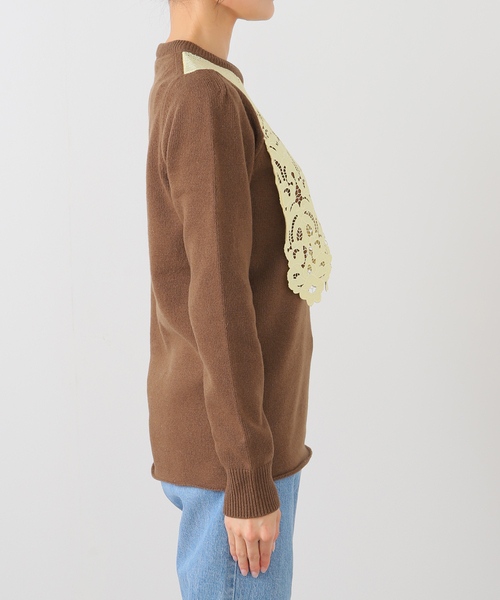ニット セーター TOGA PULLA Lace knit pullover TP252-XN203：ニット レディース CITYSHOP ニット セーター TOGA PULLA Lace knit pullover TP252