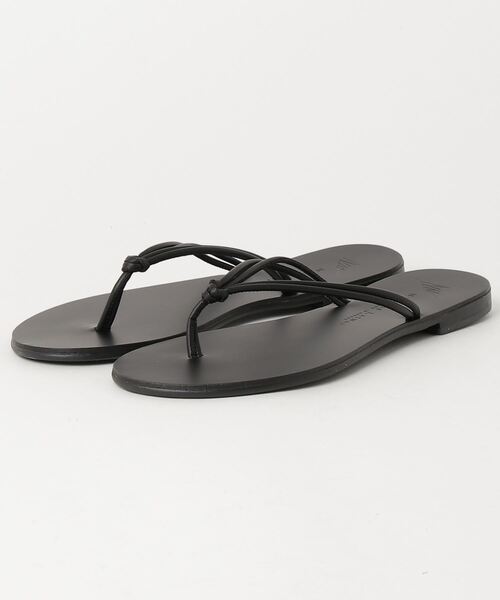 新品 NICOLAS LAINAS サンダル 36 40%off]【NICOLAS LAINAS】スリムトングフラットサンダル