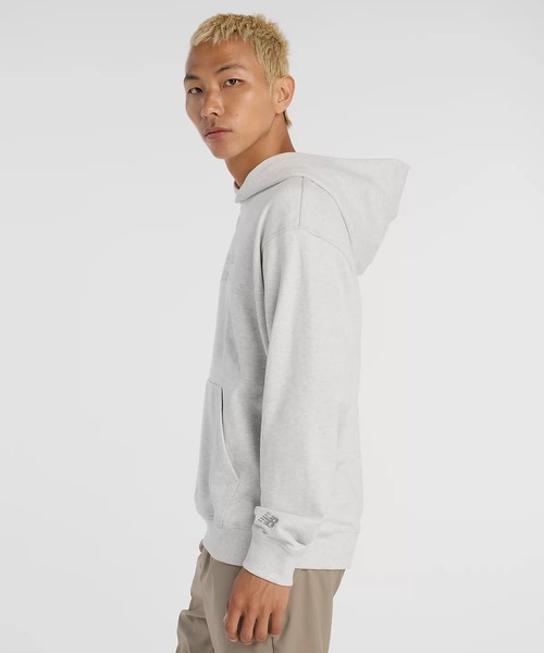 New Balance ホワイト フーディ サイズ1 New Balance（ニューバランス） パーカー プルオーバー パーカー