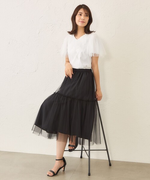TO BE CHIC（トゥー ビー シック） スカート チュールネット スカート