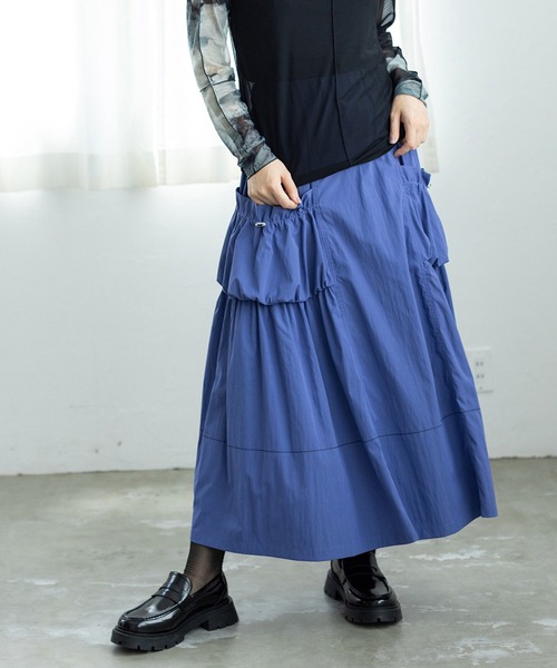 スカート hori 504オックスの後染めオーシャン帆スカート | 45R葉山店