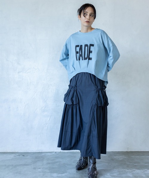 OSMOSIS（オズモーシス） スカート ギャザーポケットフレアースカート