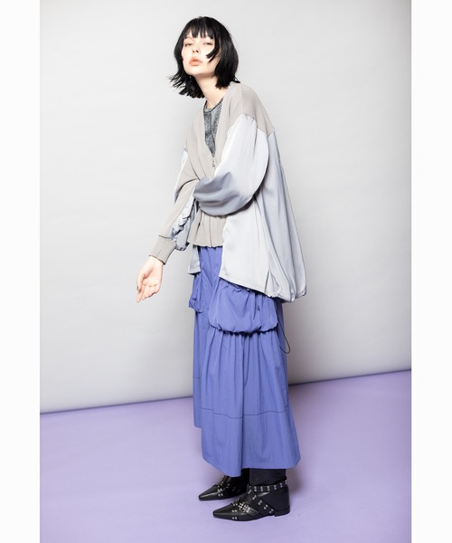 OSMOSIS（オズモーシス） スカート ギャザーポケットフレアースカート