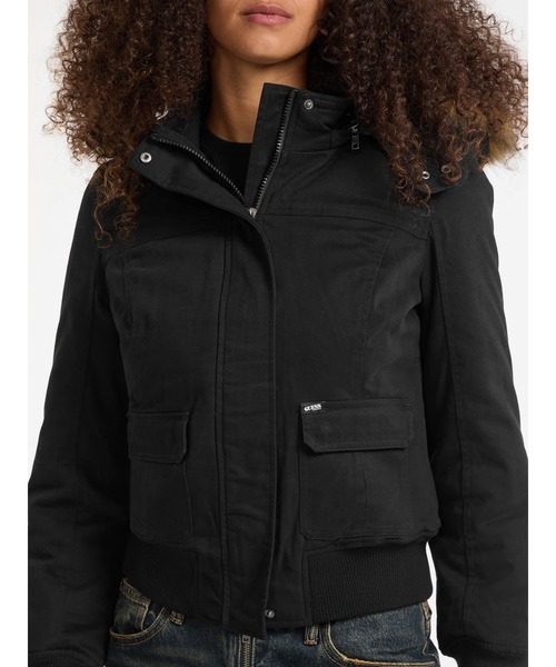 GUESS（ゲス） ブルゾン アウター GUESS Originals Faux Fur Hooded 