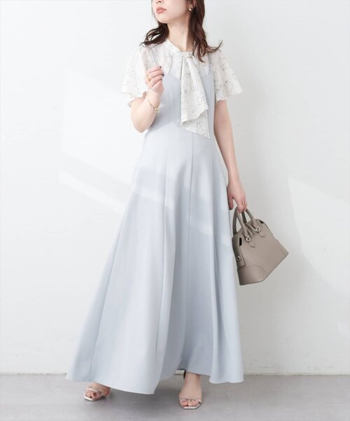 「natural couture」 半袖ブラウス FREE ブルー レディース_画像5