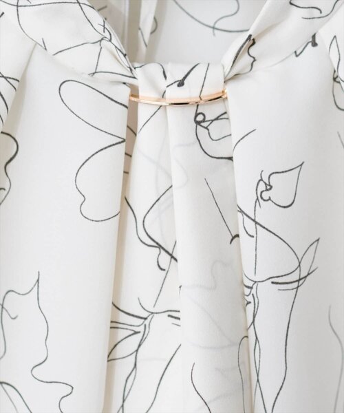 「natural couture」 半袖ブラウス FREE ブルー レディース_画像6