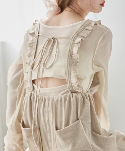 Kastane（カスタネ） サロペット オーバーオール 「2サイズ展開/低身長