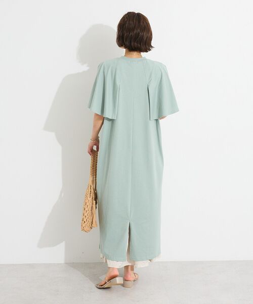 「CRAFT STANDARD BOUTIQUE」 半袖ワンピース FREE ブラウン レディース_画像6