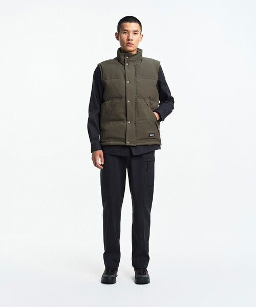 【定価の78%引】AIGLE キルティングダウンベストS AIGLE（エーグル） ダウンベスト ベスト 撥水 キルティンナイロン