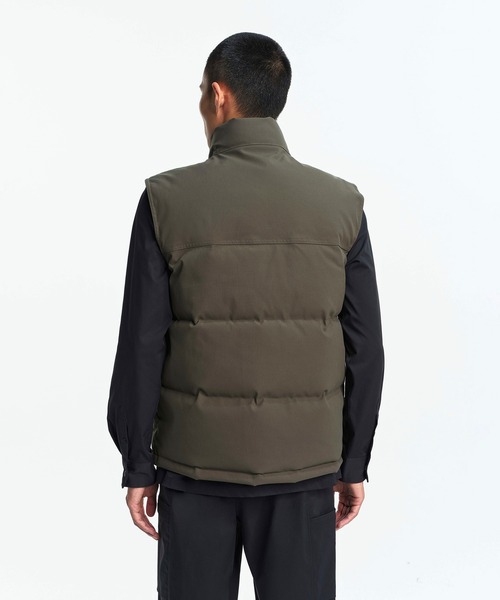 AIGLE（エーグル） ダウンベスト ベスト 撥水 スタンドカラージップ