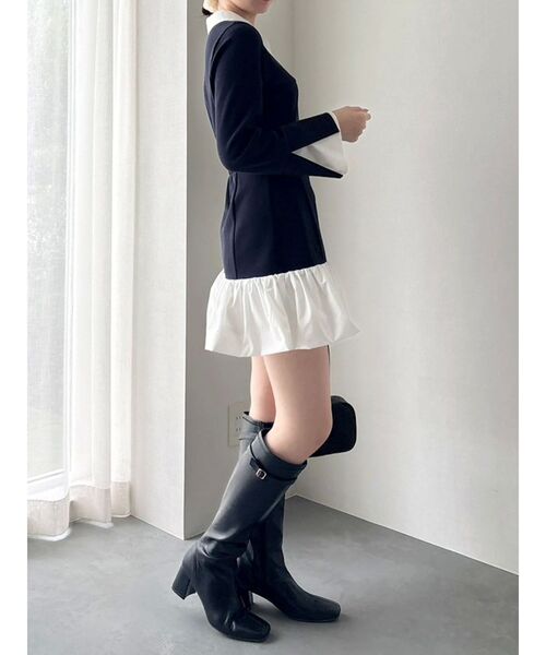 dazzlin（ダズリン） ワンピース 「WEB限定」ポロバルーンスソミニ