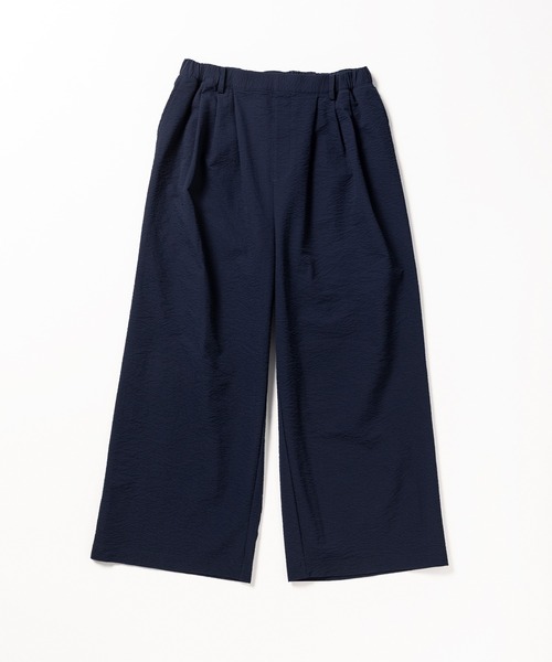 パンツ 「L's」LONG WIDE PANTS SEERSUCKER/ロングワイドパンツ シアサッカー レディース_3