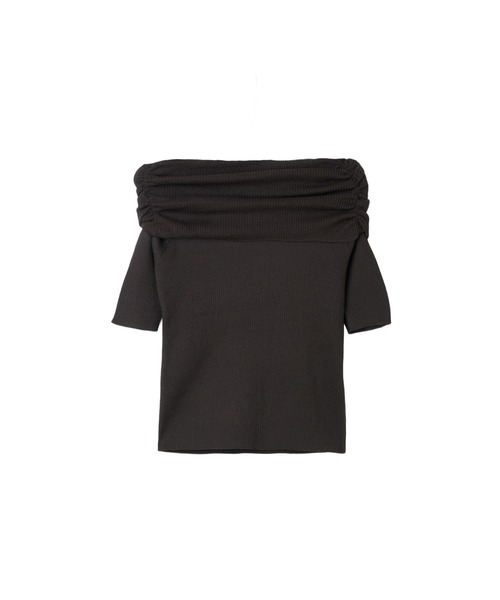 Her lip to ニット セーター Gathered Rib Knit Top レディース