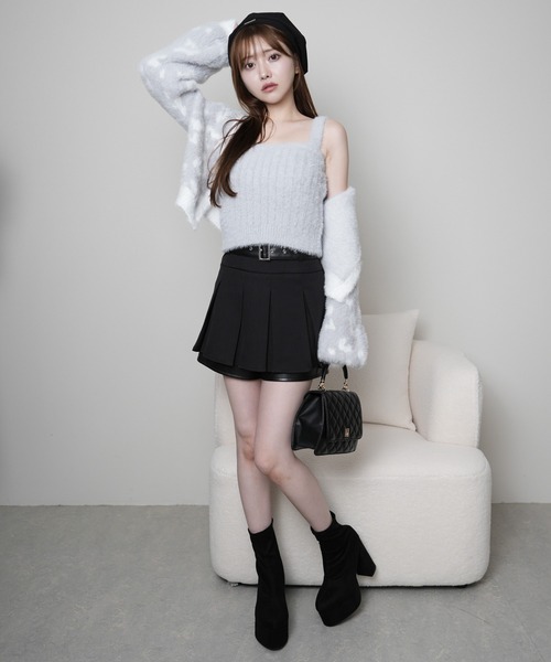 ♡❣️ プリーツショートパンツ ハンドマリートップス おまとめ LIP SERVICE（リップサービス） パンツ レザーレイヤードプリーツ