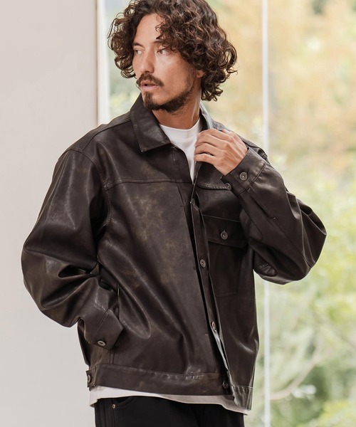 CAMBIO（カンビオ） ブルゾン アウター mj11206-ヴィンテージライク