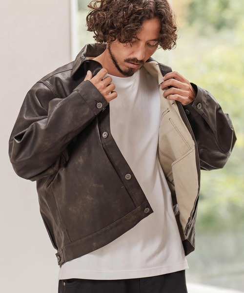 CAMBIO（カンビオ） ブルゾン アウター mj11206-ヴィンテージライク